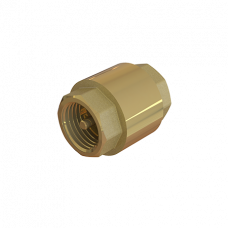 Клапан обратный латунный с металлическим затвором, 3/4 Клапан обратный латунный с металлическим затвором, 3/4