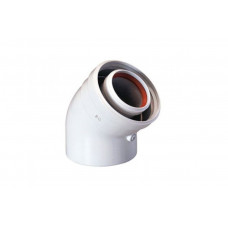 Коаксиальный отвод 45°, диам. 60/100 мм Baxi Elbow 60/100 45° Коаксиальный отвод 45°, диам. 60/100 мм Baxi Elbow 60/100 45°