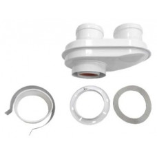 Адаптер для подключения раздельных труб Baxi Twin flue adaptor Адаптер для подключения раздельных труб Baxi Twin flue adaptor