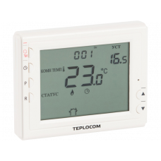 Термостат комнатный Teplocom TS-Prog-2AA/8A, проводной, прогр, реле 250В, 8А Термостат комнатный Teplocom TS-Prog-2AA/8A, проводной, прогр, реле 250В, 8А