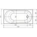 Ванна акриловая Eurolux OBERONY 150х75