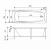 Ванна акриловая Eurolux TROYA 170x70 Ванна акриловая Eurolux TROYA 170x70