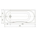 Ванна акриловая Eurolux OLIVE 170х75 Ванна акриловая Eurolux OLIVE 170х75