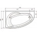 Ванна акриловая Eurolux BAGI 170x100 L Ванна акриловая Eurolux BAGI 170x100 L