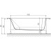Ванна акриловая Eurolux BERGAMI 160x90 R Ванна акриловая Eurolux BERGAMI 160x90 R