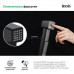 Лейка гигиеническая IDDIS Axes AXE1F1Bi20 черная матовая