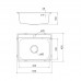 Мойка кухонная IDDIS Basic BAS53P0i77, нерж. сталь, полированная, 530*430