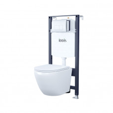 Инсталляция IDDIS Basic BASBQ01i73 3 в 1 подвесной унитаз инсталляция и клавиша смыва Инсталляция IDDIS Basic BASBQ01i73 3 в 1 подвесной унитаз инсталляция и клавиша смыва
