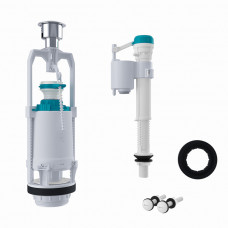 Арматура смывная IDDIS Optima Home F012400-0004, Белый, 1-ур, нижний подвод, тип А Арматура смывная IDDIS Optima Home F012400-0004, Белый, 1-ур, нижний подвод, тип А