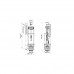 Арматура смывная IDDIS Optima Home F012400-01K, Белый, 2-ур, нижний подвод, тип А