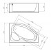 Акриловая ванна Gemy G9009 B R Акриловая ванна Gemy G9009 B R
