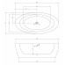 Акриловая ванна ABBER AB9206 Акриловая ванна ABBER AB9206