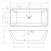 Акриловая ванна ABBER AB9212-1.7 Акриловая ванна ABBER AB9212-1.7
