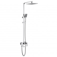 Душевая стойка ABBER Daheim AF8216 с изливом, хром Душевая стойка ABBER Daheim AF8216 с изливом, хром