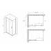 Душевой уголок ABBER Schwarzer Diamant AG30150B5-S60B5