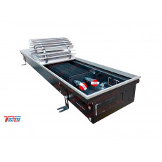 Внутрипольный конвектор Techno KVZs WD 200-85-1000 для влажных помещений с естественной конвекцией
