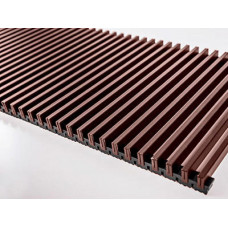 Решетка Techno RRAp 265-1300 алюминиевая на полимерной основе (цвет Коричневый) Решетка Techno RRAp 265-1300 алюминиевая на полимерной основе (цвет Коричневый)